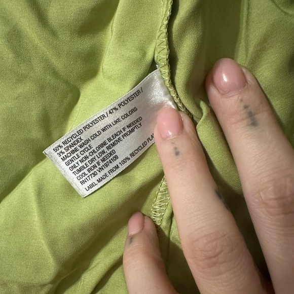 Wild Fable Women’s Green Satin Blouse - Picture 5 of 5